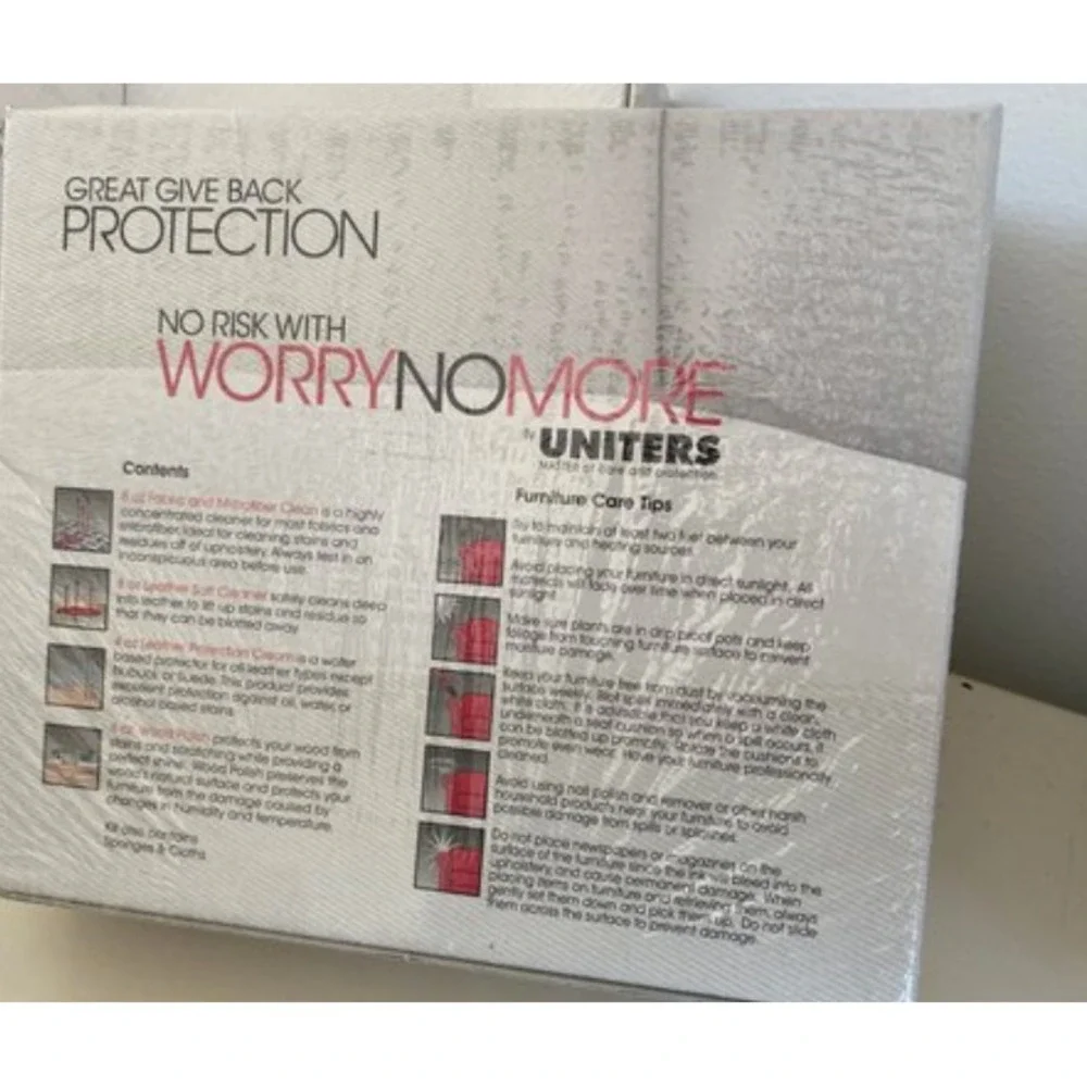 Ultimate Plan by UNITERS Furniture Care Kit Wood Leather Fabric Microfiber Clean